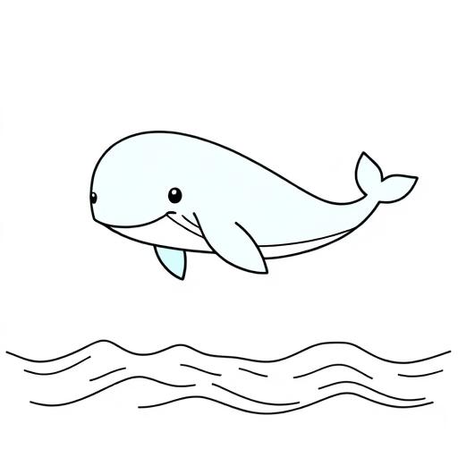 Balena disegno da colorare