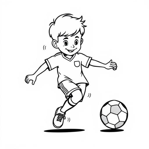 Calcio disegno da colorare