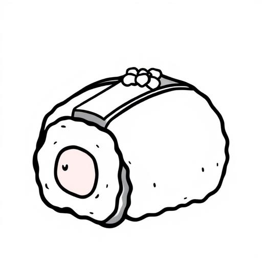 Cibo kawaii disegno da colorare