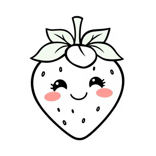Fragola disegno da colorare