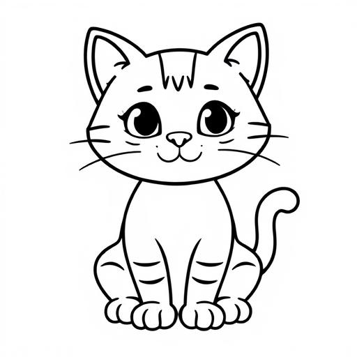 Gatto da colorare