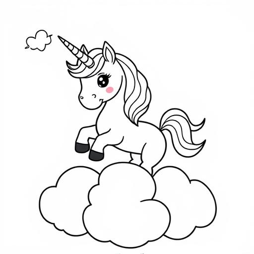 Unicorno tra le Nuvole